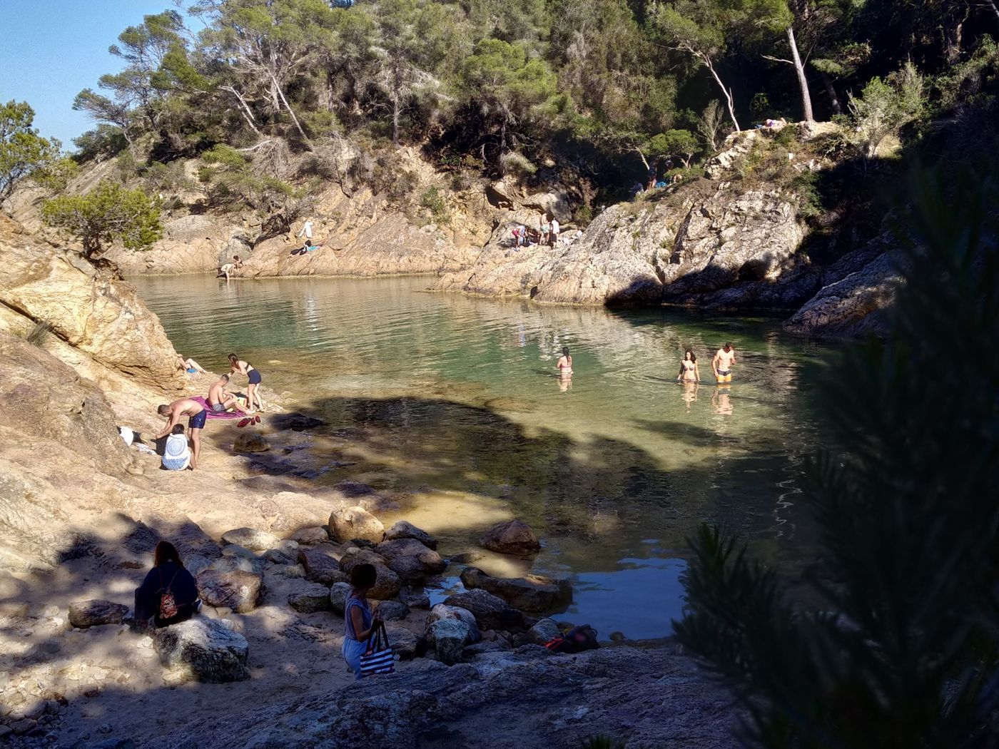 Photo of Cala Bona. Small beach, quiet waters.