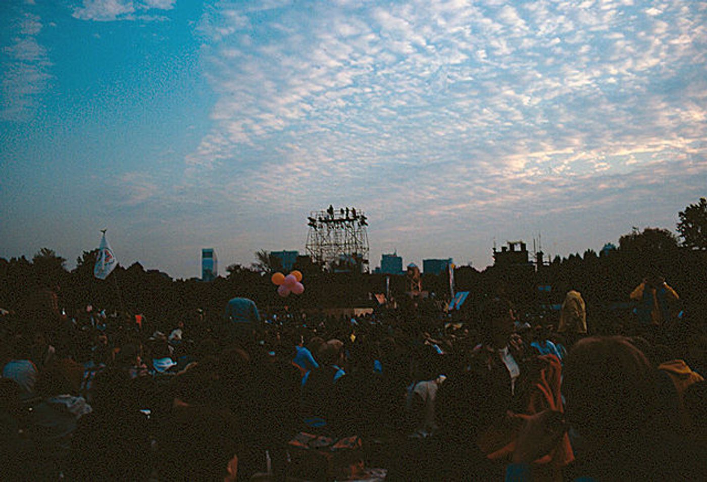 The Concert in Central Park Crowd, New York